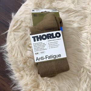 Thorlo New Moderate Cushion Over-Calf Anti-Fatigue Military Socks | M